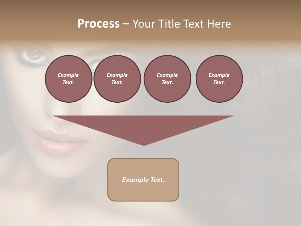 Beautiful Caucasian People PowerPoint Template