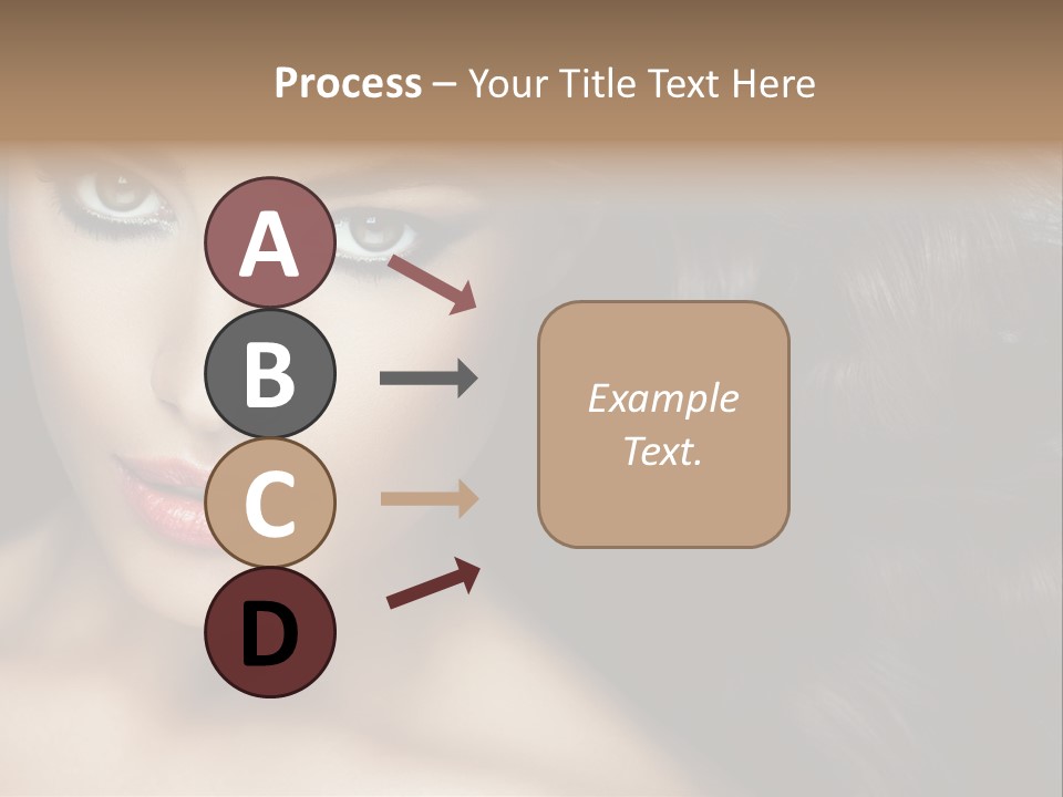 Beautiful Caucasian People PowerPoint Template