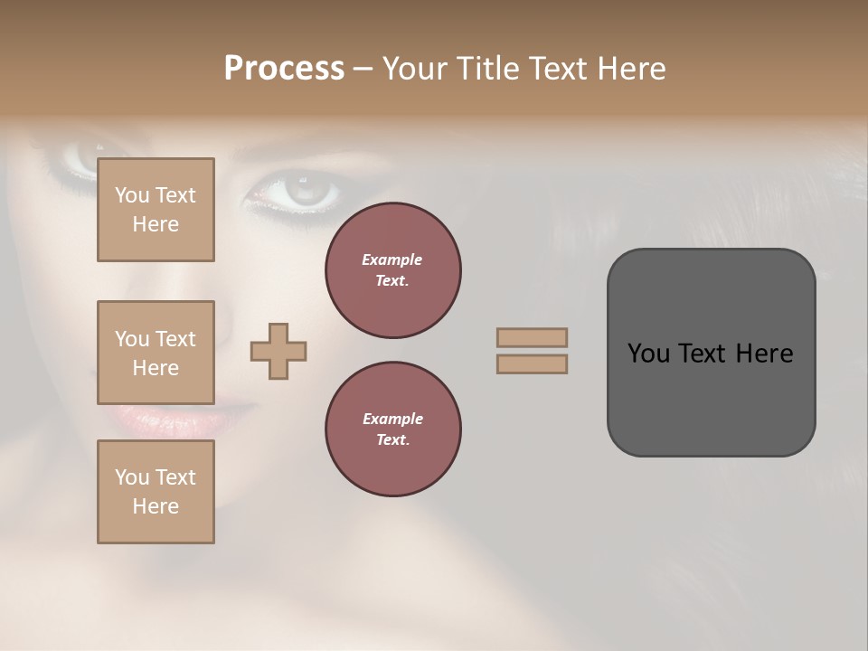 Beautiful Caucasian People PowerPoint Template