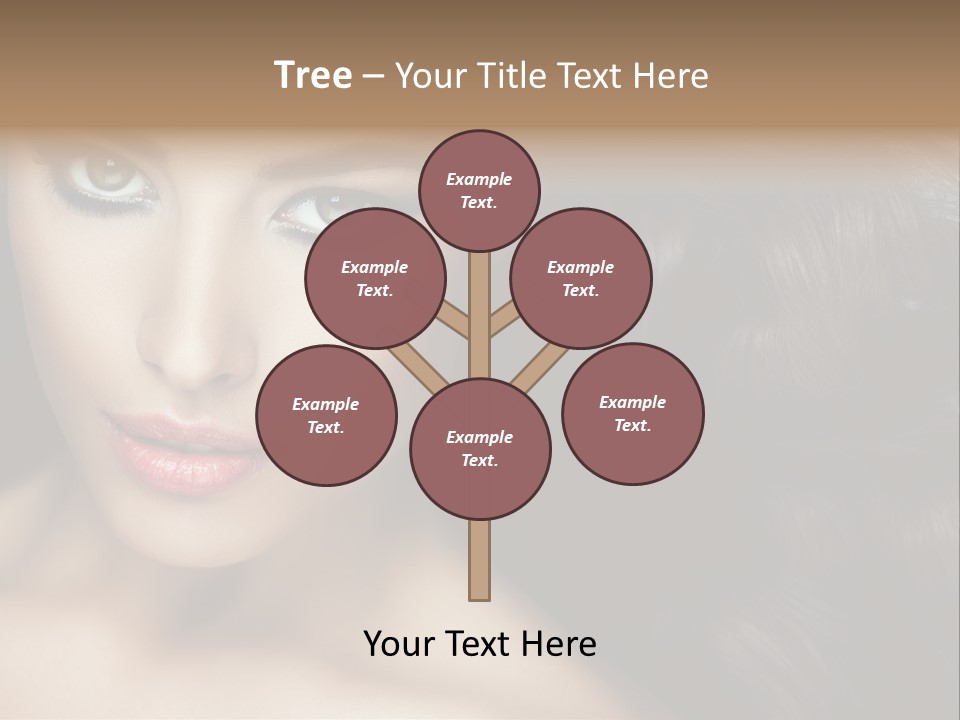 Beautiful Caucasian People PowerPoint Template