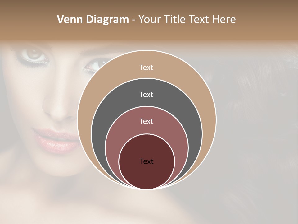 Beautiful Caucasian People PowerPoint Template