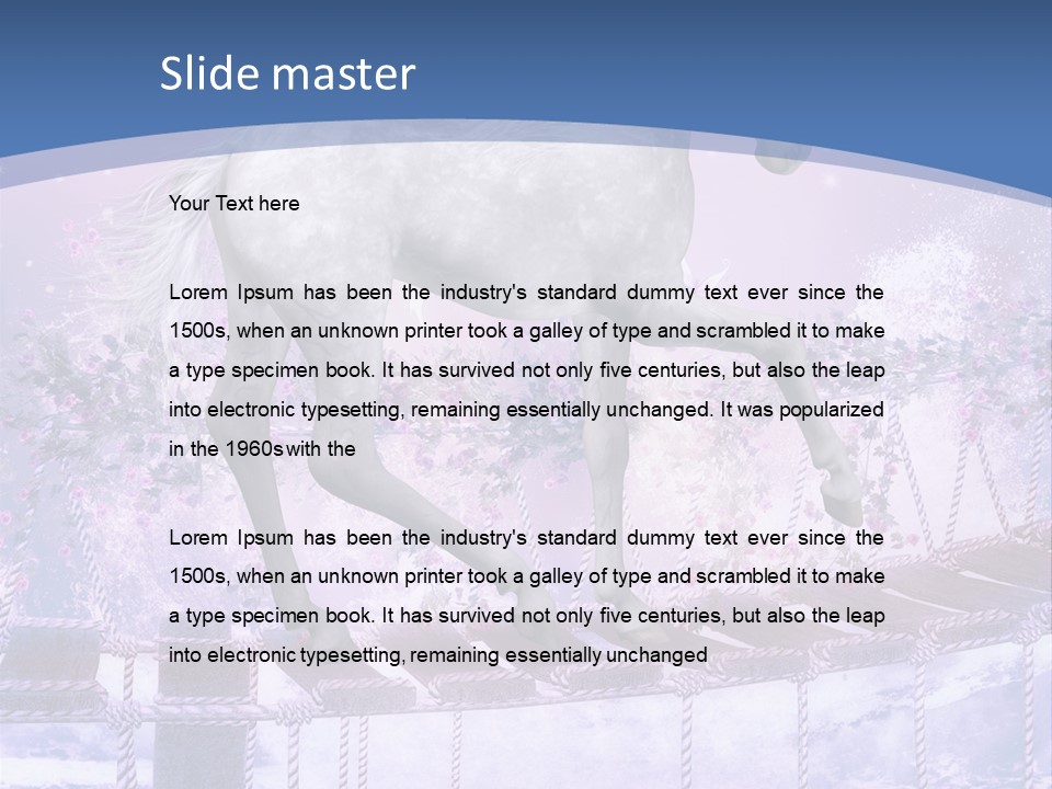 Romantik Idylle Fairytale PowerPoint Template