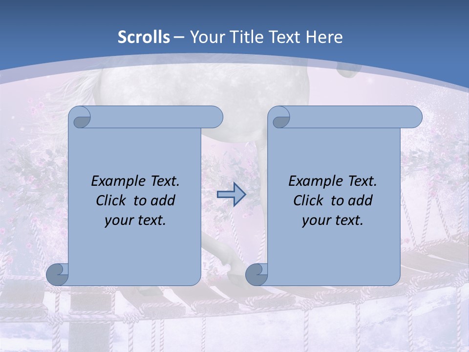 Romantik Idylle Fairytale PowerPoint Template