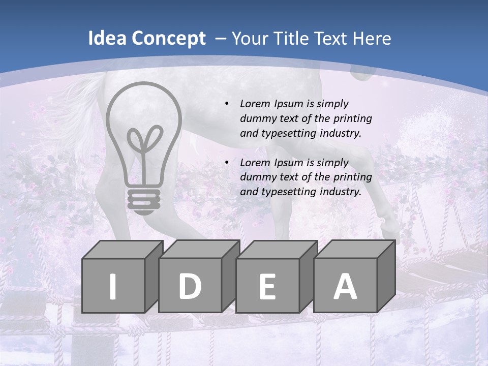 Romantik Idylle Fairytale PowerPoint Template