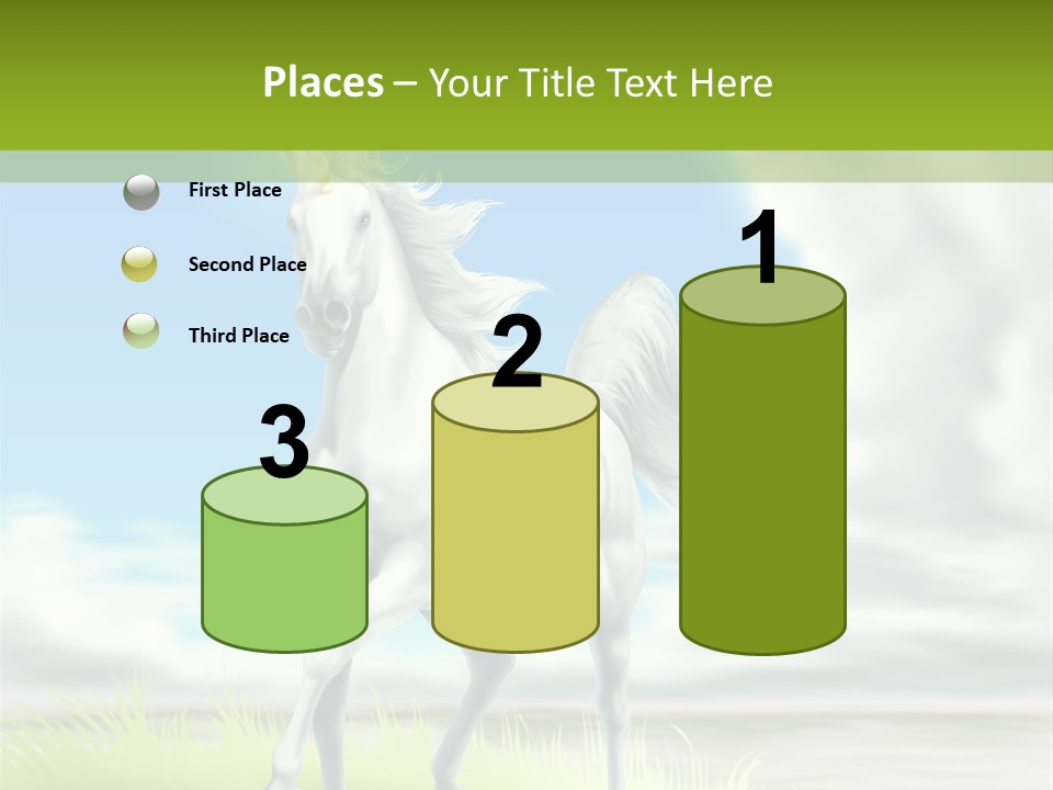 Cavallo Dorato Candido PowerPoint Template