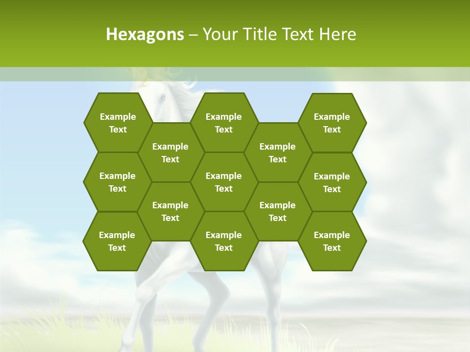 Cavallo Dorato Candido PowerPoint Template