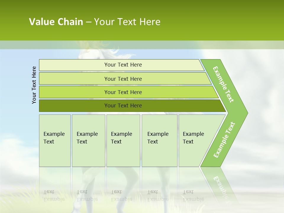 Cavallo Dorato Candido PowerPoint Template