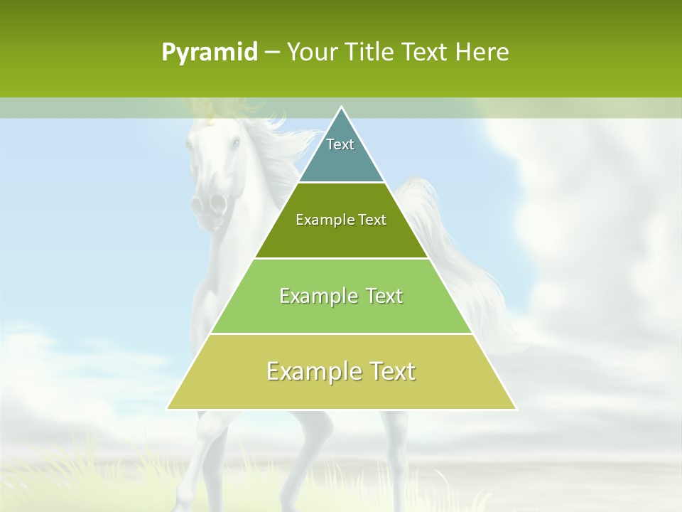 Cavallo Dorato Candido PowerPoint Template