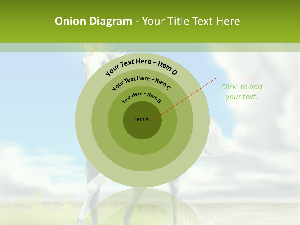 Cavallo Dorato Candido PowerPoint Template