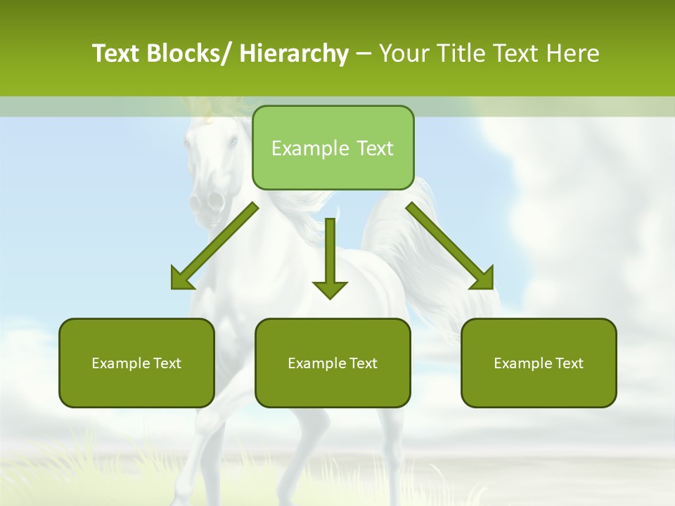 Cavallo Dorato Candido PowerPoint Template