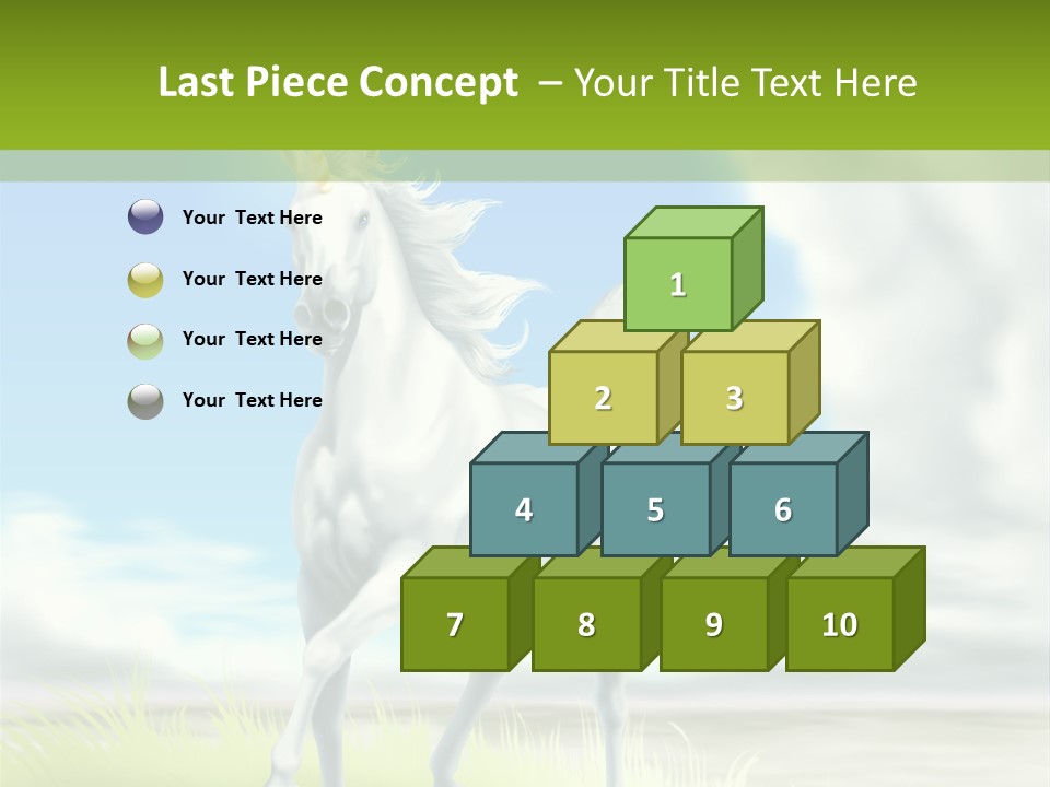 Cavallo Dorato Candido PowerPoint Template