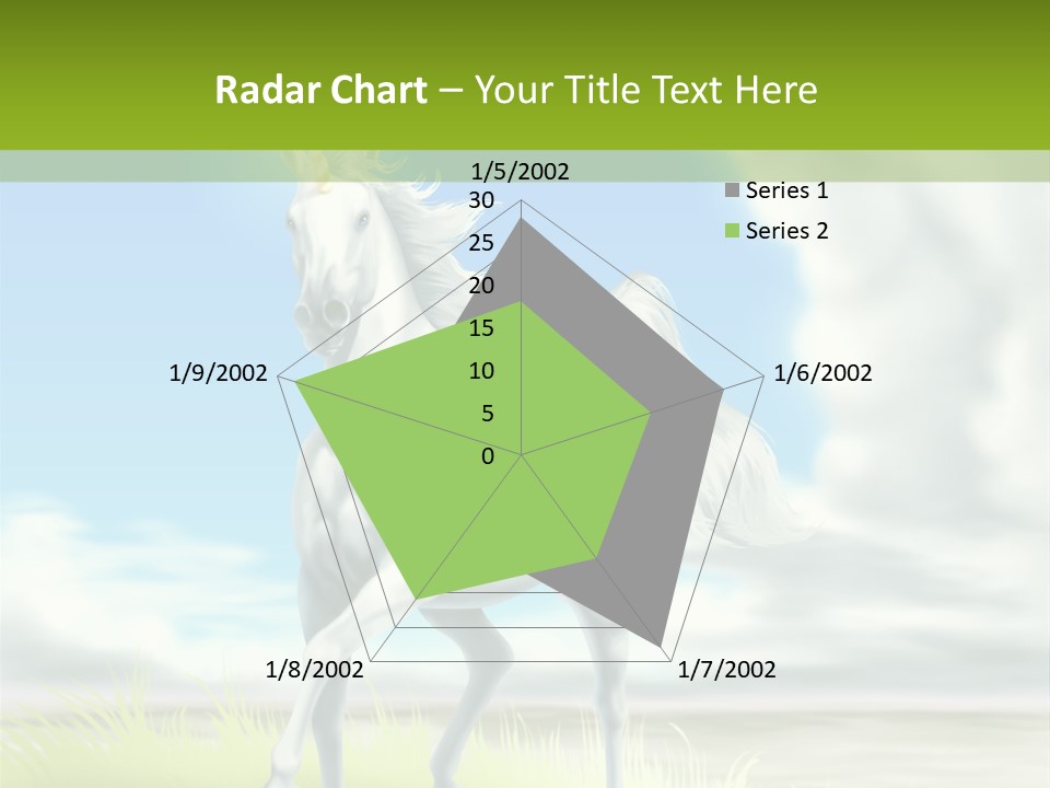 Cavallo Dorato Candido PowerPoint Template