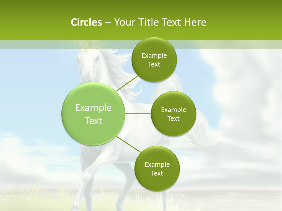 Cavallo Dorato Candido PowerPoint Template