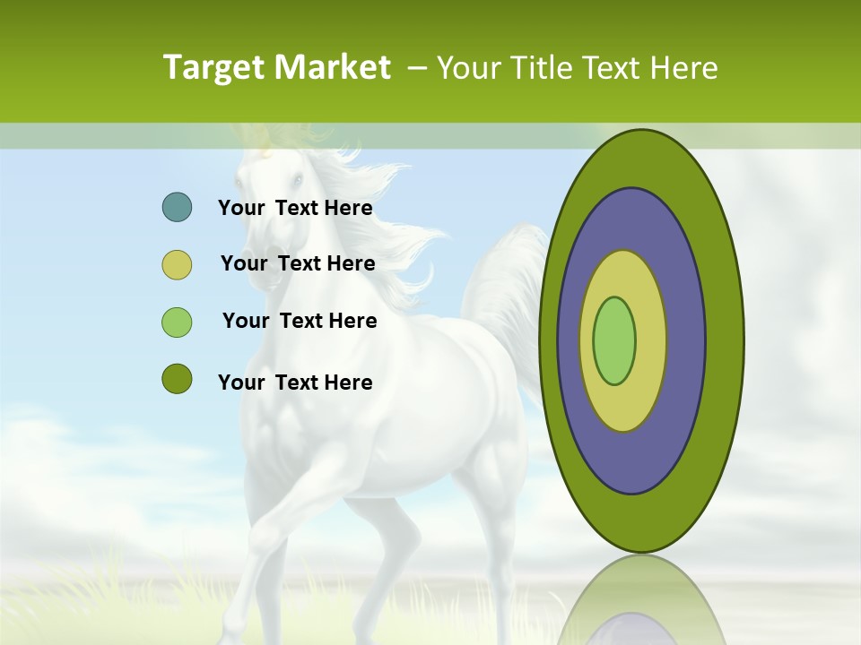 Cavallo Dorato Candido PowerPoint Template