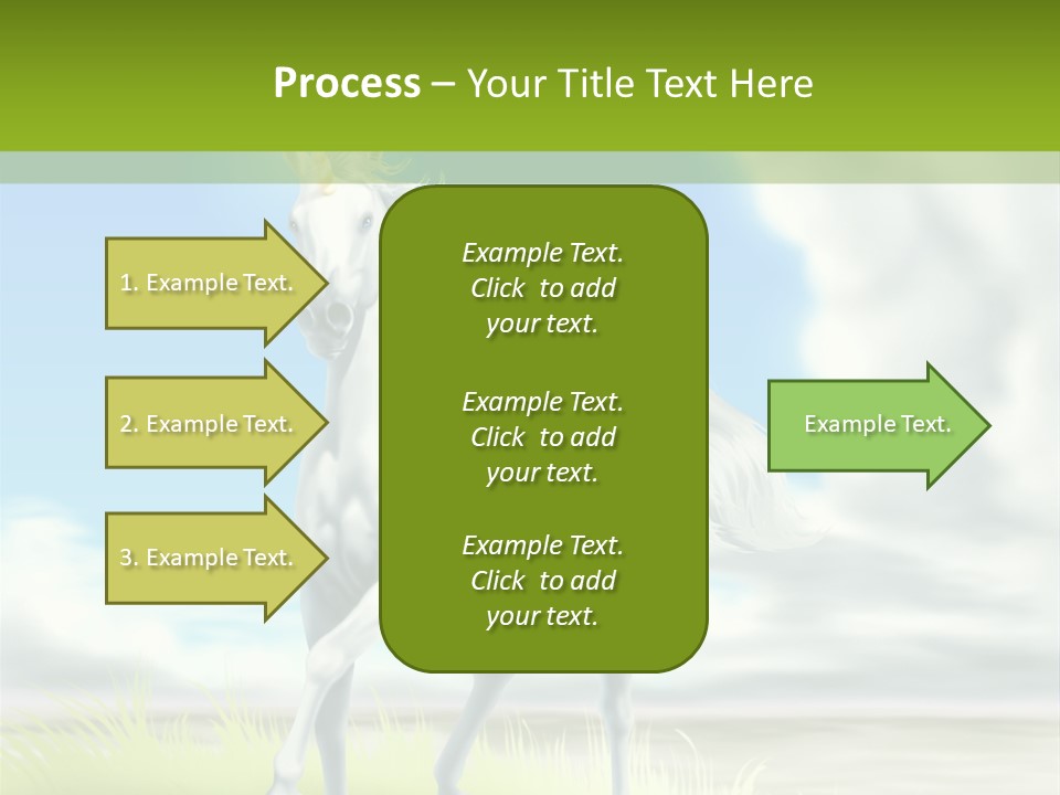Cavallo Dorato Candido PowerPoint Template