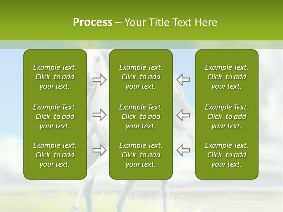 Cavallo Dorato Candido PowerPoint Template