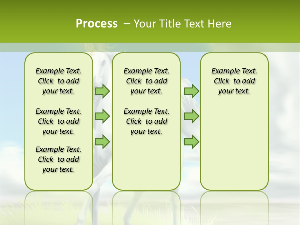 Cavallo Dorato Candido PowerPoint Template