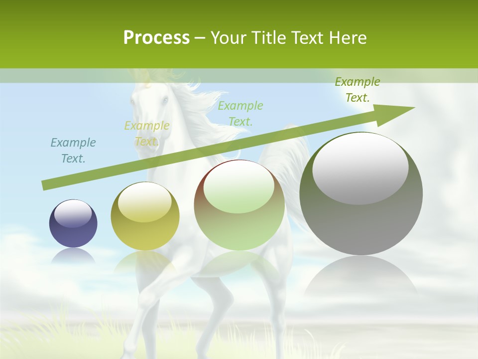 Cavallo Dorato Candido PowerPoint Template