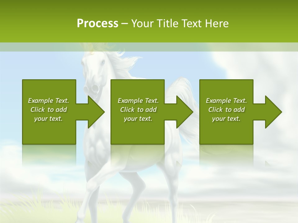 Cavallo Dorato Candido PowerPoint Template