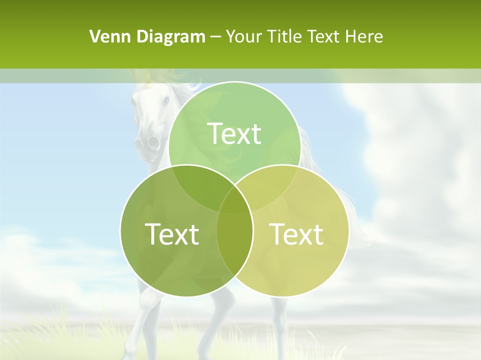 Cavallo Dorato Candido PowerPoint Template