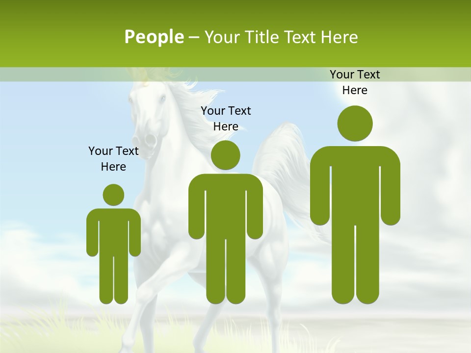 Cavallo Dorato Candido PowerPoint Template