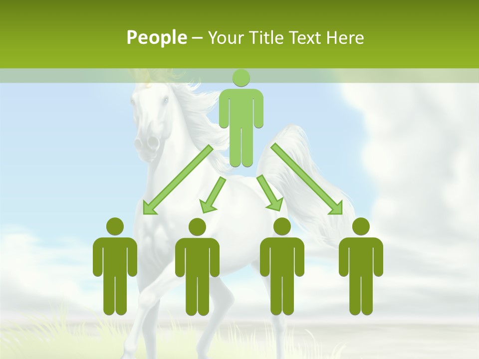 Cavallo Dorato Candido PowerPoint Template