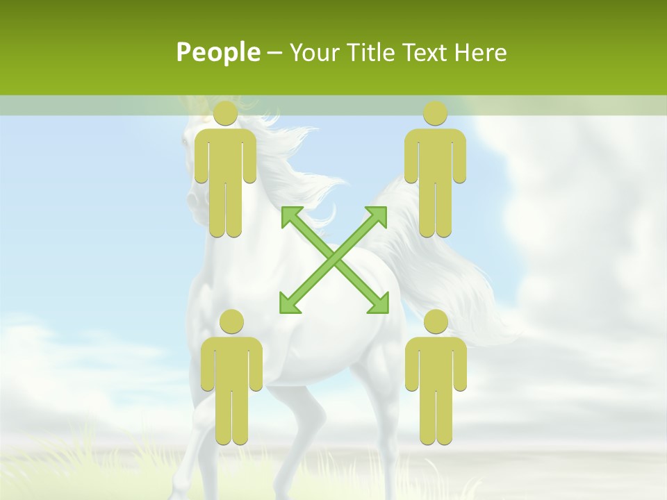 Cavallo Dorato Candido PowerPoint Template