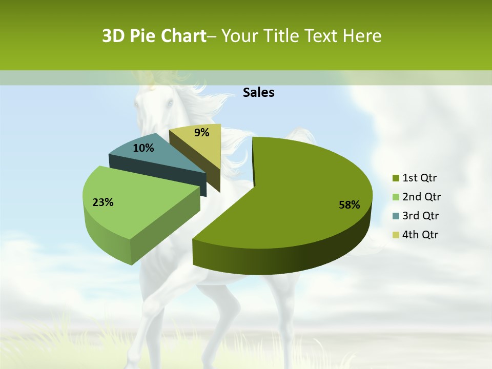 Cavallo Dorato Candido PowerPoint Template