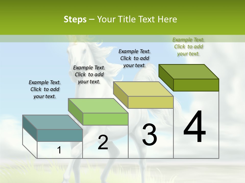 Cavallo Dorato Candido PowerPoint Template