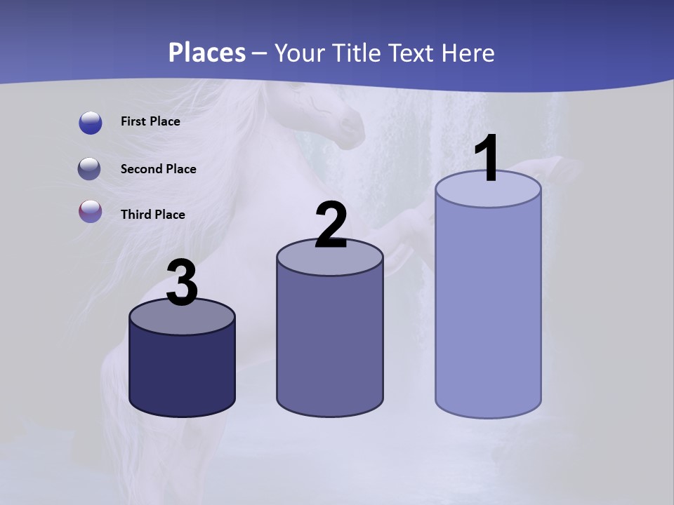 Waterfall Fae Water PowerPoint Template