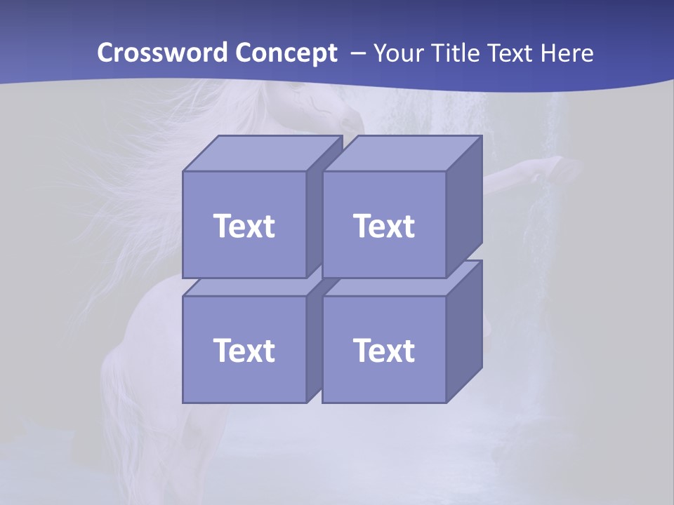 Waterfall Fae Water PowerPoint Template