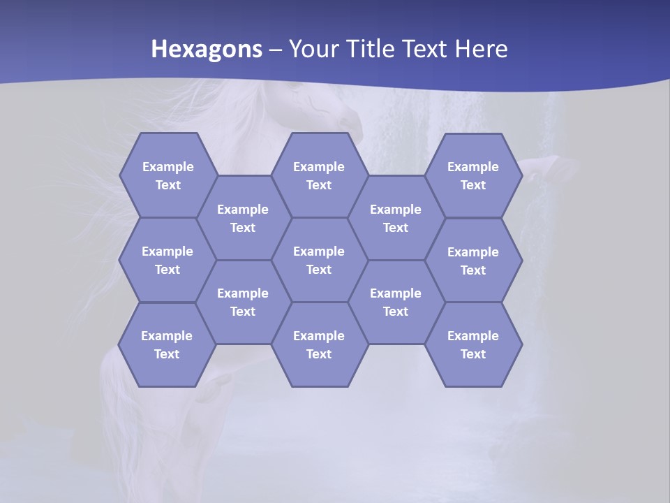 Waterfall Fae Water PowerPoint Template