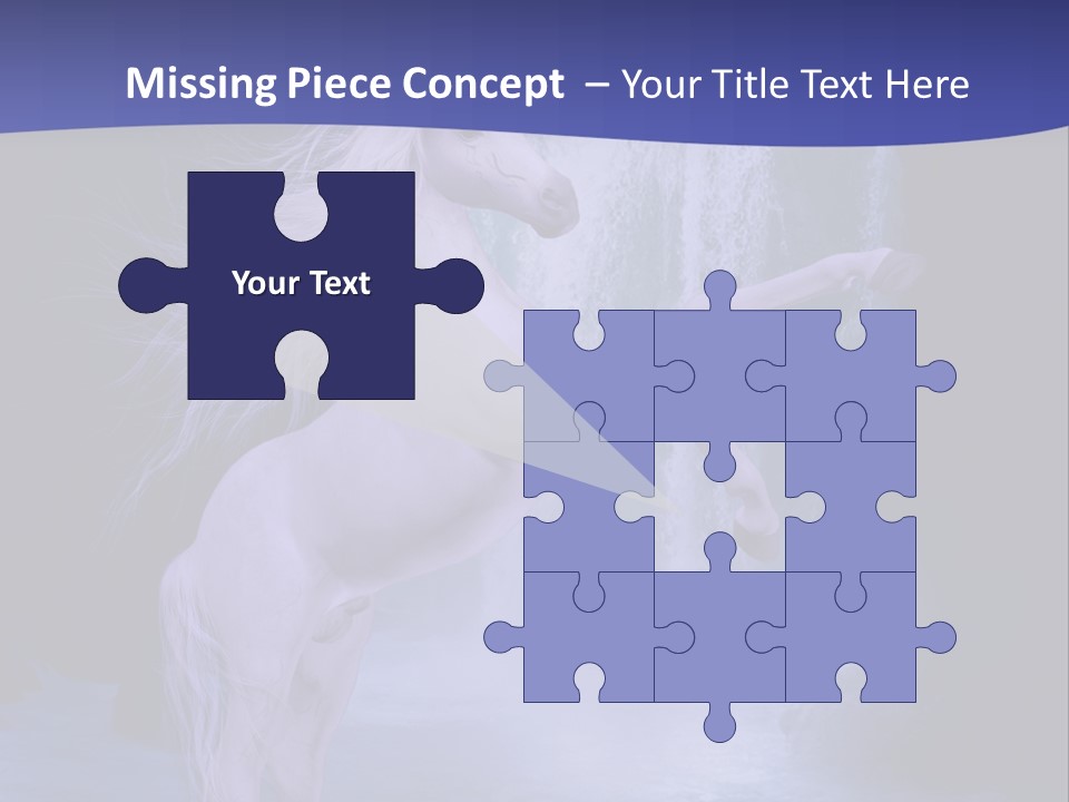 Waterfall Fae Water PowerPoint Template