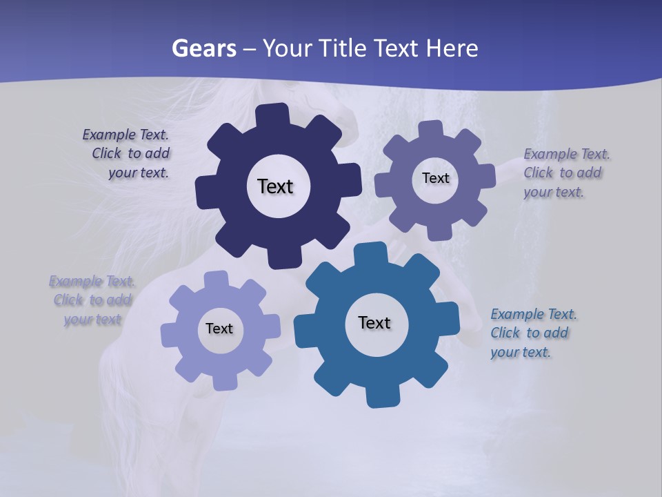 Waterfall Fae Water PowerPoint Template