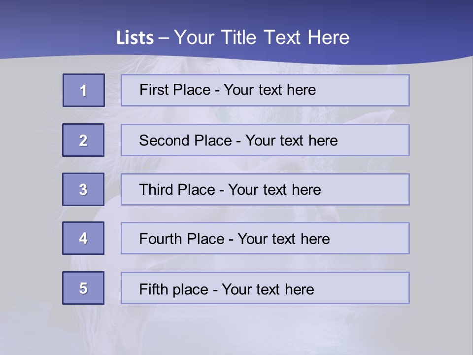 Waterfall Fae Water PowerPoint Template