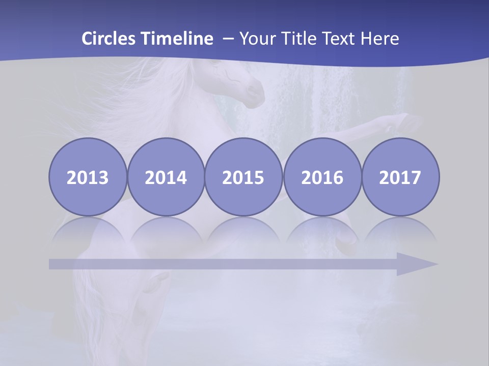 Waterfall Fae Water PowerPoint Template