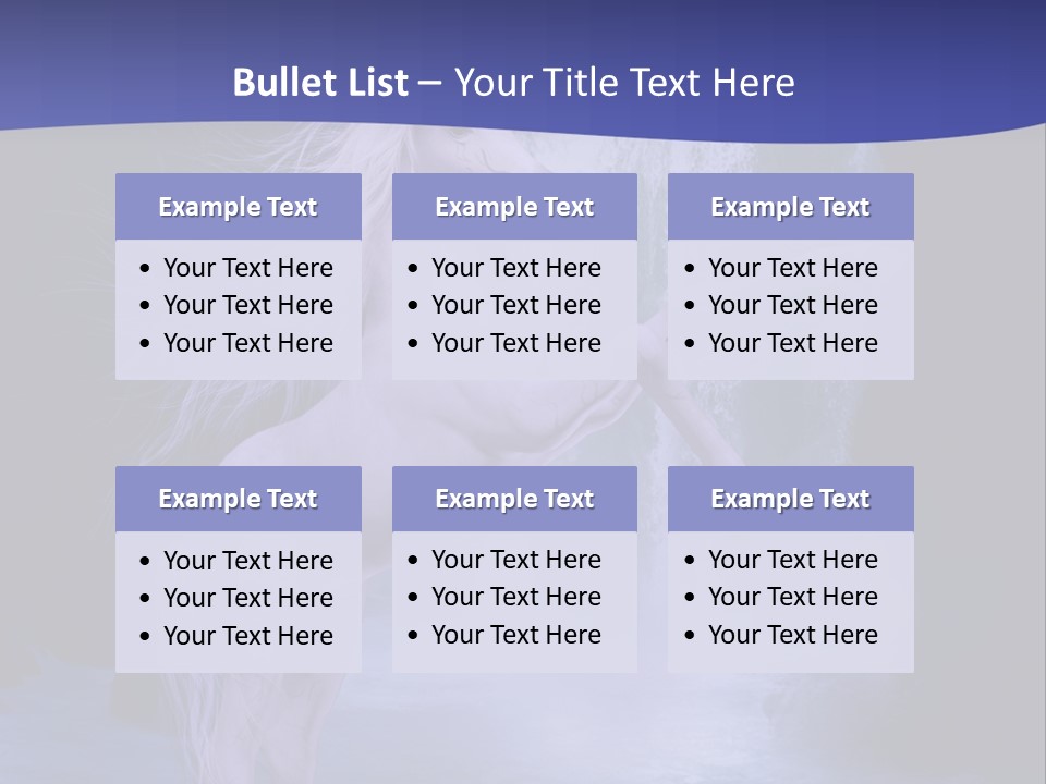 Waterfall Fae Water PowerPoint Template