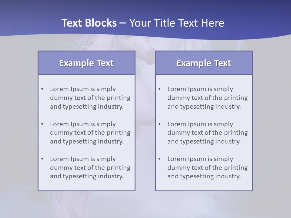 Waterfall Fae Water PowerPoint Template