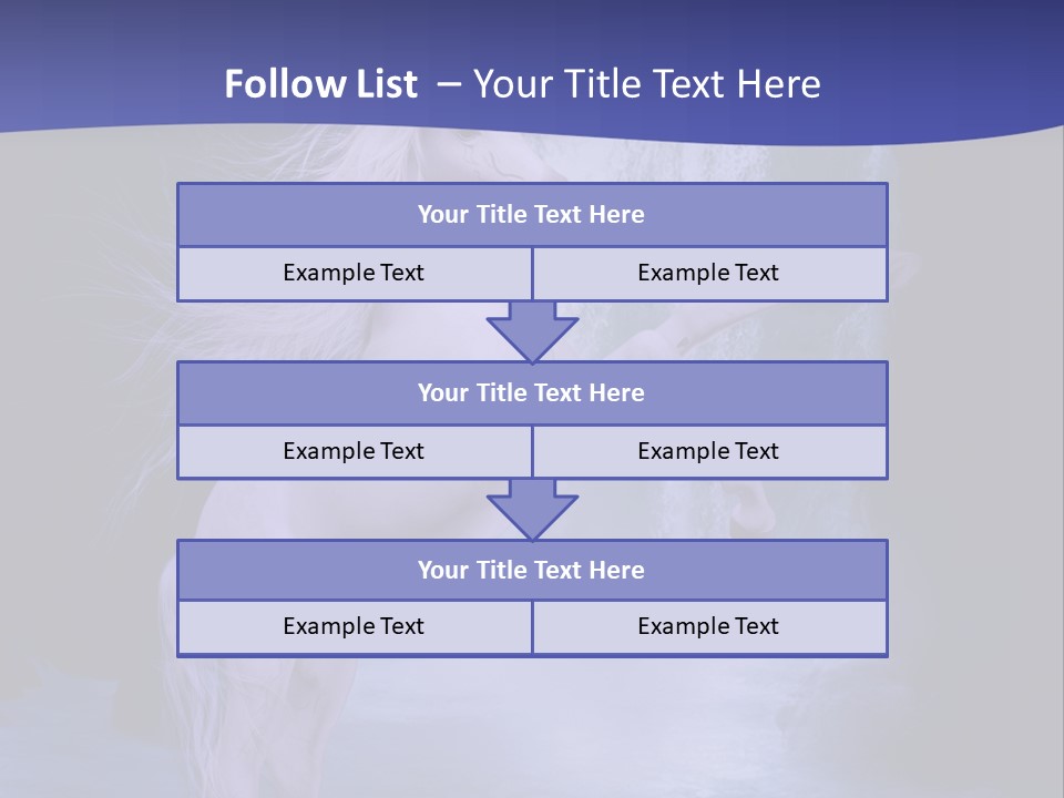 Waterfall Fae Water PowerPoint Template