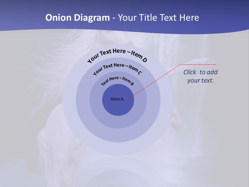 Waterfall Fae Water PowerPoint Template