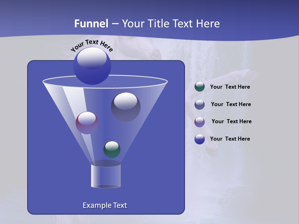 Waterfall Fae Water PowerPoint Template