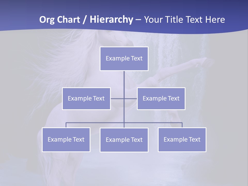 Waterfall Fae Water PowerPoint Template