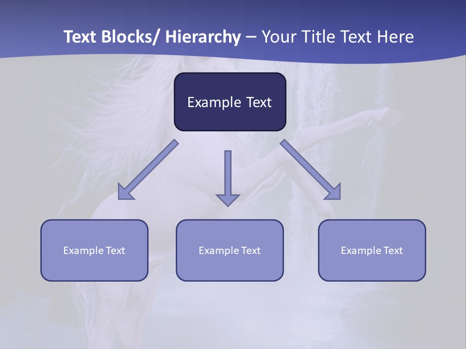 Waterfall Fae Water PowerPoint Template