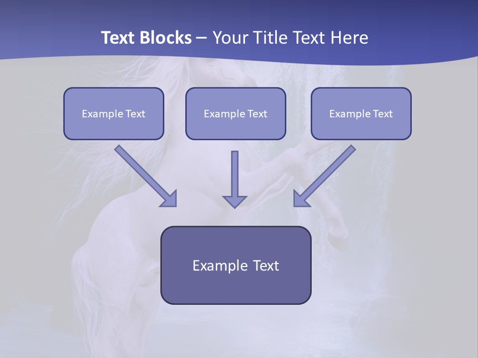 Waterfall Fae Water PowerPoint Template