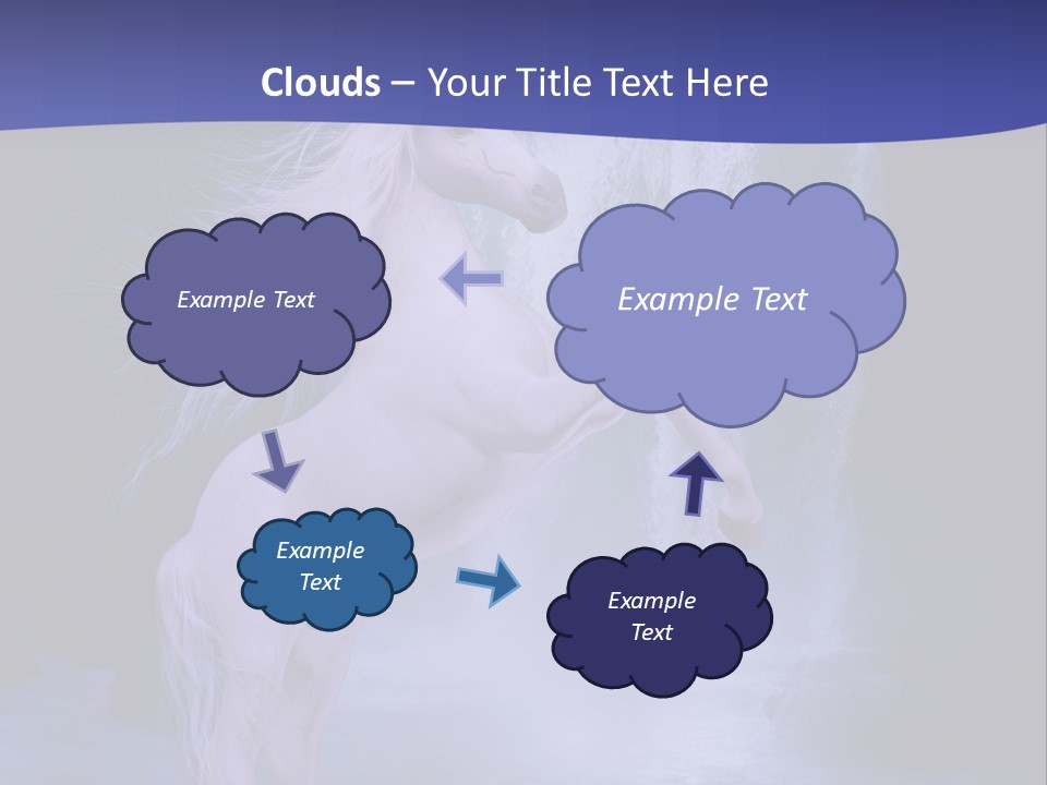 Waterfall Fae Water PowerPoint Template