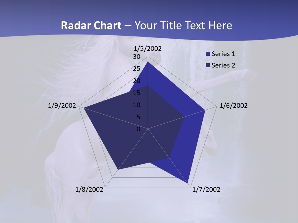 Waterfall Fae Water PowerPoint Template