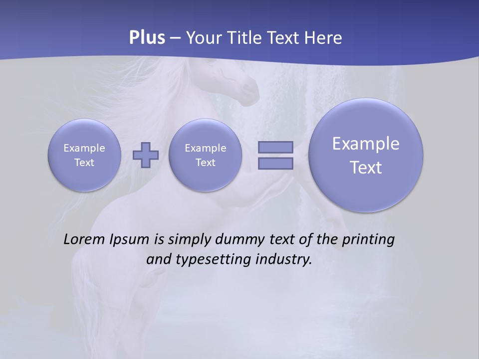 Waterfall Fae Water PowerPoint Template