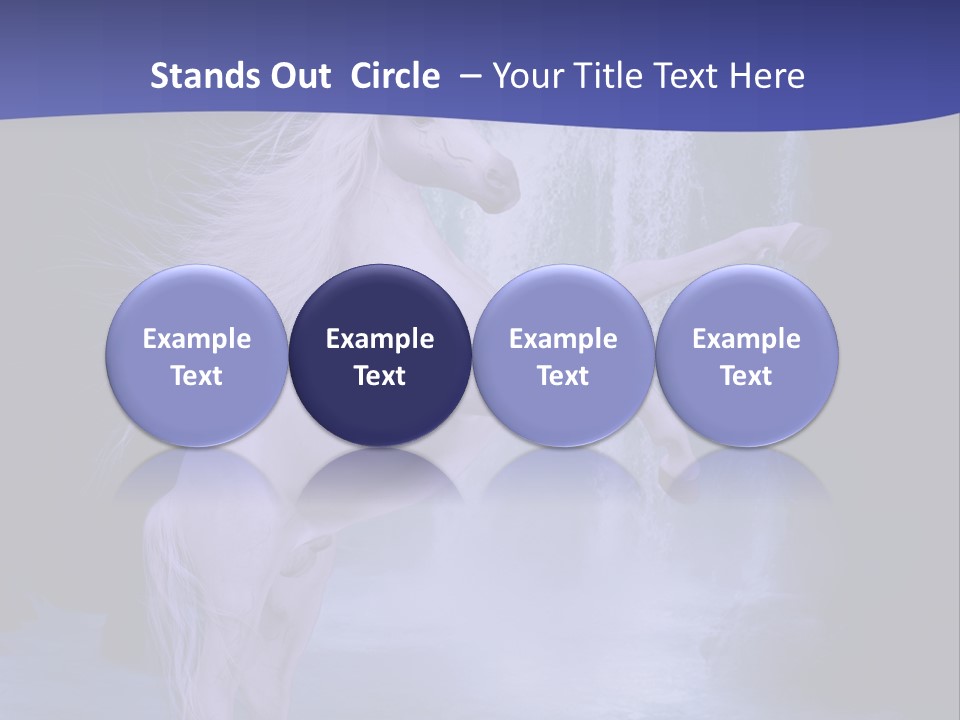 Waterfall Fae Water PowerPoint Template