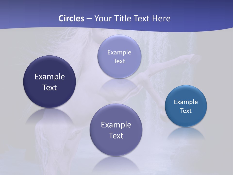 Waterfall Fae Water PowerPoint Template