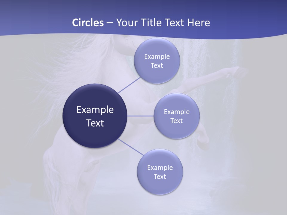 Waterfall Fae Water PowerPoint Template